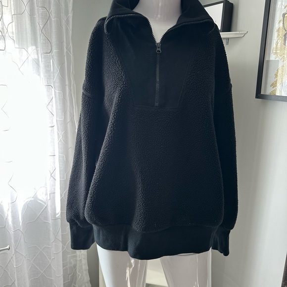 a new day Black Zip-Up Fleece Jacket - Picture 1 of 5